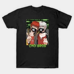 Mystic Messenger 707 and Unknown Choi Bros T-Shirt